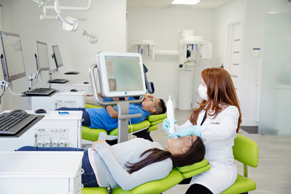 Adolescent orthodontic treatments.